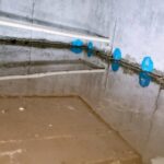 茨城県水害復旧床下浸水消毒作業