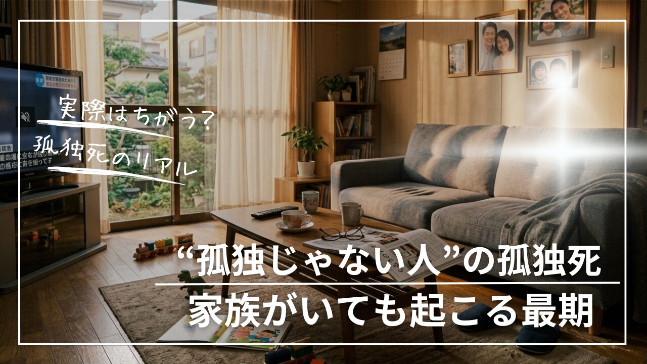 孤独でない孤独死が多い