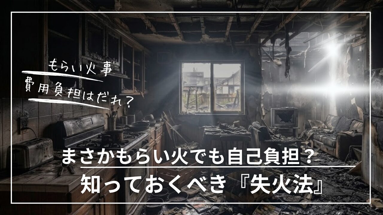 まさかもらい火でも自己負担？知っておくべき「失火法」